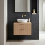 REA - Kúpeľňová skrinka pod umývadlo Mono 60cm Beige REA-M0408