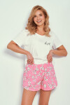 3341 DÁMSKE PYŽAMO NELLY S-XL bílá S