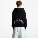Mikina Palm Angels Curved Logo Knit Hoodie UNISEX Black/ Off White XXL