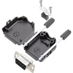 Encitech DPPK09-BK-DMS-K 6355-0054-11 sada D-SUB zásuvková lišta 180 ° Pólov: 9 spájkovaný 1 sada; 6355-0054-11