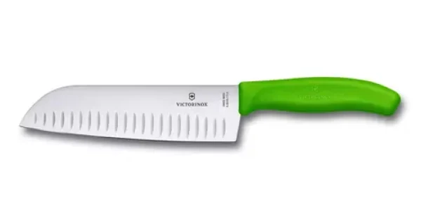 VICTORINOX Swiss Classic Nôž Santoku 17 cm zelená (6.8526.17L4B)
