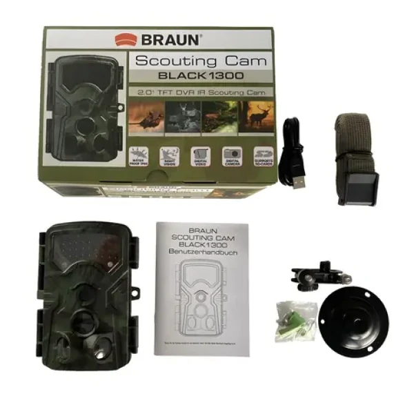 Braun Scouting Cam Black1300 / Fotopasca / WiFi (57657)
