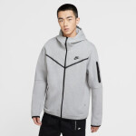 Pánska mikina CU4489-063 Light grey melange - Nike 44/2XL světle šedá