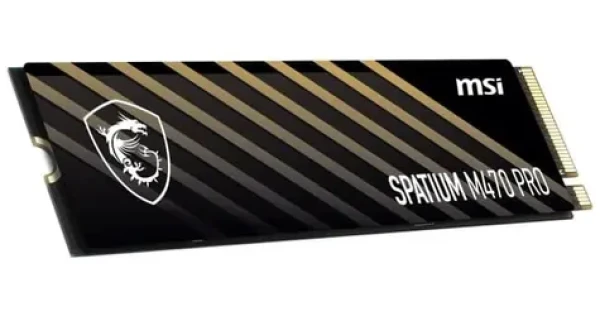 MSI Spatium M470 Pre 1TB / M.2 2280 / PCIe Gen4 / 3D NAND flash / R: 6000MBps / W: 4500MBps / MTBF: 1.5mh (S78-440L0J0-P83)