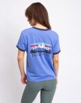 Patagonia W's Fitz Roy Foothills Ringer Tee Diver Blue S