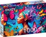 ENJOY Puzzle Kráľovná motýľov