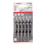 Bosch Pílové plátky do priamočiaré píly T 144 DP, Precision for Wood, 5 kusov, 2608633A35