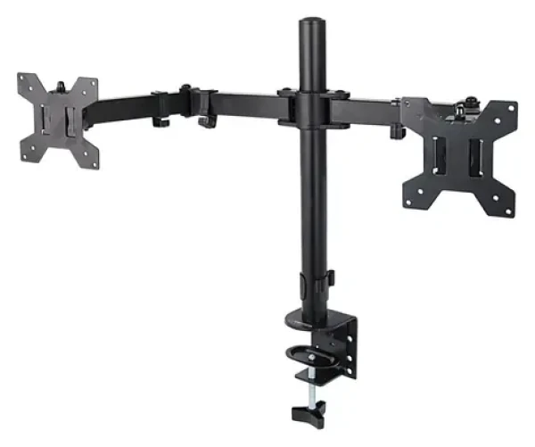 Esperanza ERW018 čierna / Stolný držiak pre 2 monitory / 10-27" / do 8 kg / VESA 75-100 (ERW018)