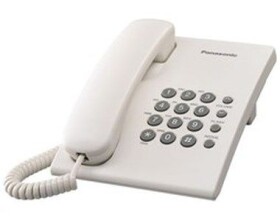Panasonic KX-TS500FXW / Jednolinkový telefón / biely (KX-TS500FXW)