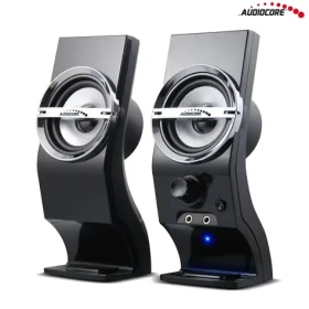 AC805 počítačové reproduktory čierna / Reproduktory 2.0 / 6W / USB (AC805)