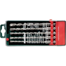 Metabo 626243000 sada vrtákov do betónu 5-dielna 5 mm, 6 mm, 8 mm, 10 mm Celková dĺžka 160 mm 5 ks; 626243000