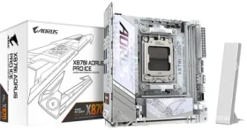 GIGABYTE X870I AORUS PRO ICE / AMD X870 / DDR5 / SATA III RAID / USB / 2.5GLAN / M.2 / sc.AM5 / mITX (X870I AORUS PRO ICE)