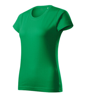 Základné voľné tričko stredne zelené 2XL