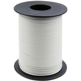 Donau Elektronik 125-S50-5 opletenie / lanko 1 x 0.25 mm² biela 50 m; 125-S50-5