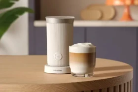 Philips Baristina BAR311/00 biela / Napeňovač mlieka / 0,12 l / studené aj teplé penenie (BAR311/00)