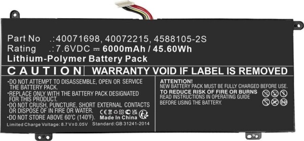 CoreParts Notebook Battery for Toshiba