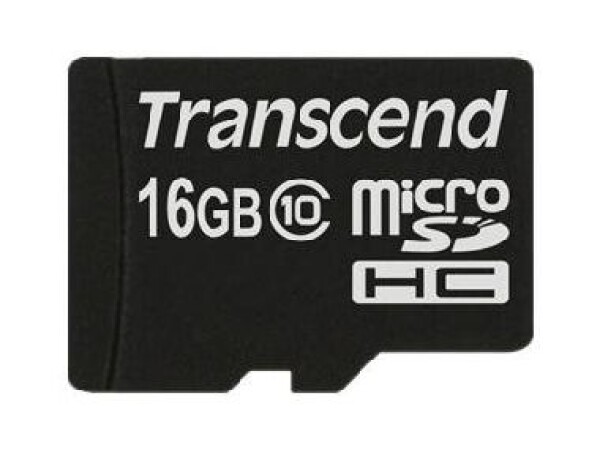 Transcend Micro SDHC 16GB / Micro SDHC / 16GB / Class 10 (TS16GUSDC10)