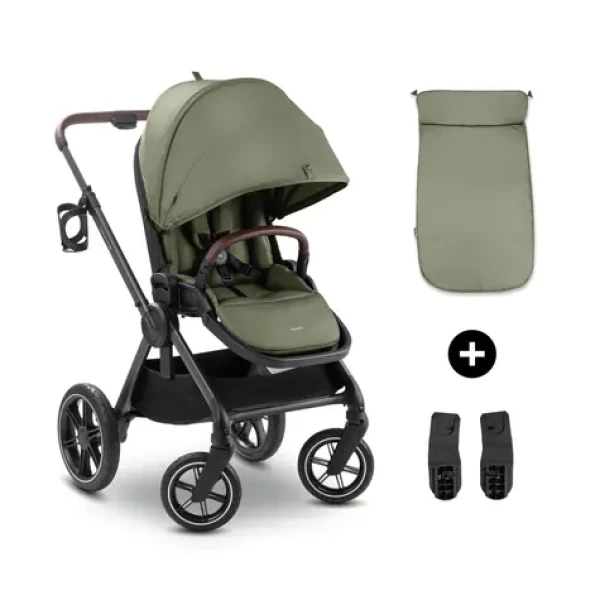 Hauck Comfort N Care zelená / Športiak + nánožník / adaptér na autosedačku (HK165584)
