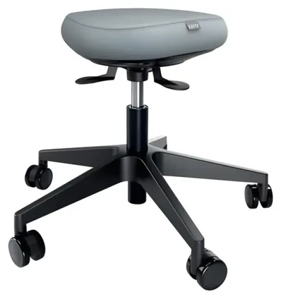 Leitz Ergo svetlo šedá / Balančná stolička / nosnosť 110 kg / výška 47-60 cm / kolieska 360° (65770095)