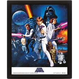 Pyramid International 3D obraz Star Wars Nová nádej