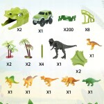 MalPlay Dinosauria mega autodráha 230 dielikov