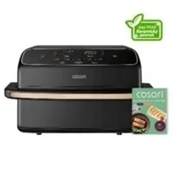 Cosori Dual Blaze TwinFry Compact čierna / Teplovzdušná fritéza / 2700 W / 8.6 L / keramika (CAF-TF801-CEUR)