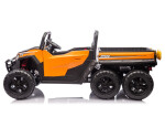 Mamido Elektrické autíčko Buggy Speed 24 V 4×200 W 6 kolies oranžové