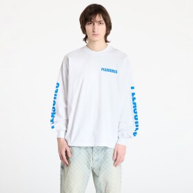 Tričko PLEASURES Impact Staff Long Sleeve T-Shirt White M
