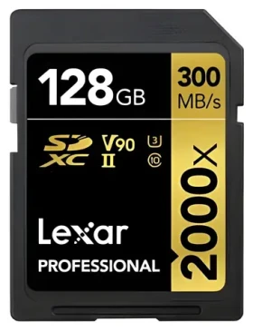 Lexar Professional 2000x 128GB / Pamäťová karta SDXC / UHS-II / U3 / Class 10 (LSD2000128G-BNNNG)