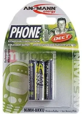 Ansmann maxE AAA 800 mAh (3 ks) / Akumulátor / NiMH / pre DECT telefóny (5030142)