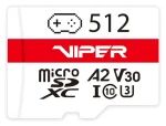 Patriot Viper 512 GB / MicroSDXC karta / UHS-I / V30 / U3 / A2 / Class 10 (PV512GGM32MCX)
