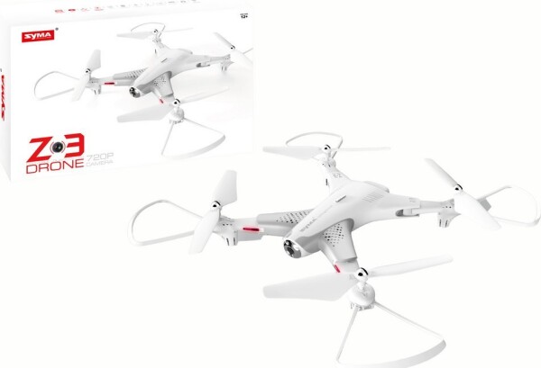 LeanToys Zdalnie Sterowany Dron Z3 720P Kamera SYMA Biely