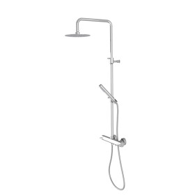 SAPHO - ULTRAMIX sprchový stĺp s pákovou s batériou, chróm UT139