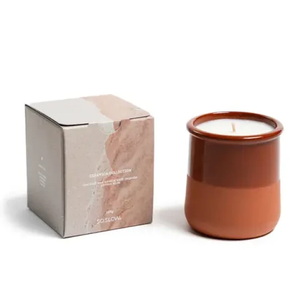 SO.SLOW Vonná sviečka v keramike - SOO 125g (8588009321149)