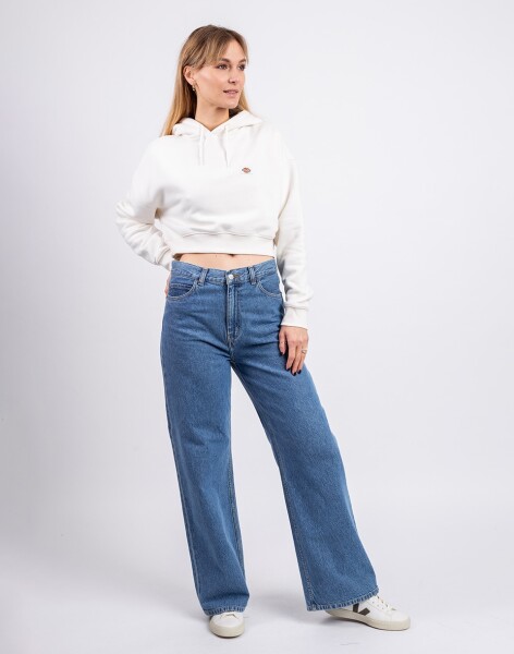 Dickies Oakport Cropped Hoodie ECRU L