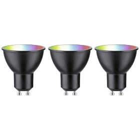 29153 Paulmann Home LED žiarovka GU10 En.trieda 2021: F (A - G) 4.8 W RGBW čierna (matná); 29153