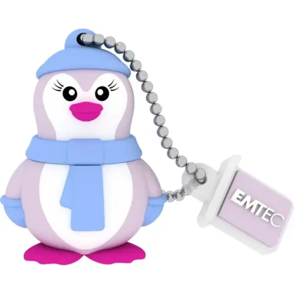 EMTEC M336 Animalitos Lady Penguin 16GB / Flash disk / USB 2.0 / čítanie: 15MBs / zápis: 5MBs (ECMMD16GM336)