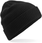 Beechfield B 50N Pletená čiapka z bio bavlny 53.0050 čierna black onesize