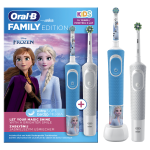 Oral-B Vitality D100 Kids Frozen + Vitality Pre D103 / elektrická zubná kefka / nabíjací stojan / od 3 rokov (D100 Kids Frozen)