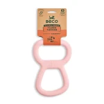 BeCoThings Beco Tough Tugger ružová 22cm / Hračka pre psov (BG-756360)
