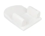 KikkaBoo Polohovacia podložka z pamäťovej peny klinová Airknit White / od 0 mesiacov (31106010134KB)