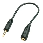 Lindy Jack 3,5 mm/2,5 mm čierna / Audio redukcia (35699)