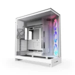 NZXT H9 Flow RGB (2025) biela / E-ATX / 2x USB-A 3.2 / 1x USB-C 3.2 / 3x 140mm ARGB / 1x 120mm / bez zdroja (CM-H92FW-R1)