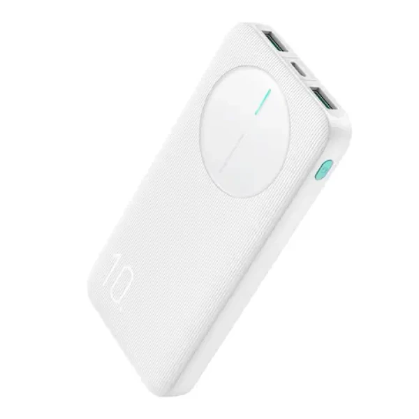Joyroom JR-PBF12 biela / Powerbanka / 10000mAh / 2.4A / 2x USB-A + 1x USB-C (6956116713263)