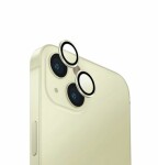 UNIQ Optix hliníkové ochranné sklo na šošovku fotoaparátu pre Appple iPhone 15/15 PLUS Pale yellow (yellow) (8886463686096)
