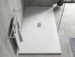 MEXEN/S - Hugo sprchová vanička SMC 150x100, biela, krytka nerez 42101015-X