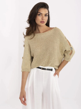 Jumper MI SW 1604.85 zlato jedna velikost