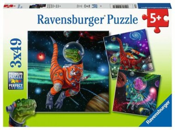 Ravensburger Dinosaurie svet - 3x49 dielikov