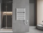 MEXEN/S - Hades radiátor + vykurovacia tyč 800 x 600 mm, 600 W, biela W104-0800-600-2600-20