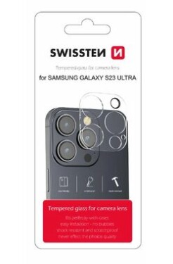 Swissten Ochranné sklo šošoviek fotoaparátu pre Samsung Galaxy S23 Ultra (94500205)